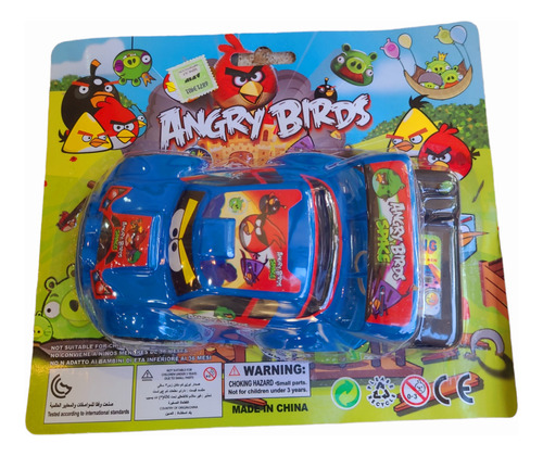 Auto Con Control Remoto Angry Birds Varios Colores A Pila