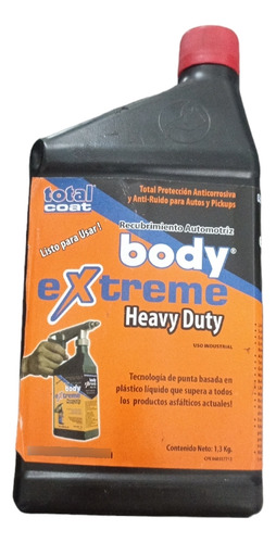 Body Extreme Heavy Duty 1,3 Kg Recubrimiento Automotriz 