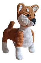 Comprar Muñeco De Apego Perrito Shiba Inu Amigurumi Personalizable