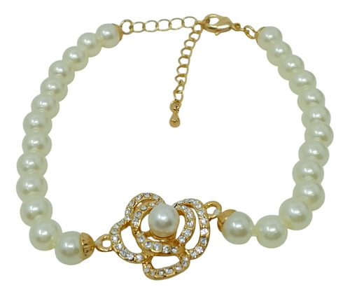 Lote De Pulseras Para Toda Ocasion Dorado Oscuro 14 Cm 14 Cm