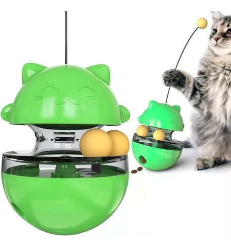 Juguete Interactivo Dispensador Alimento Para Perros Y Gatos