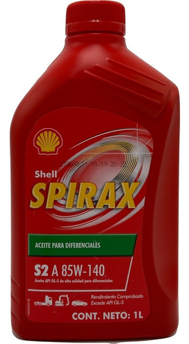 Aceite Valvulina 85w140 Shell Spirax Tienda Las Mercedes