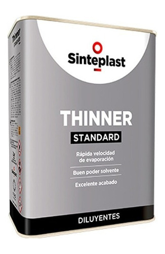 Thinner Standard Diluyente Sinteplast 1lt Pintumm