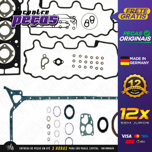 Jogo De Junta Do Motor Mercedes C280 V6 1997-2000 Original