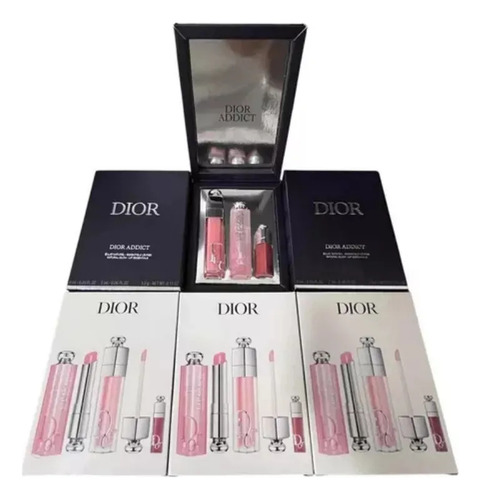Dior Addict Lip Kit , Lip Glow, Maximazer Labiales Con Caja