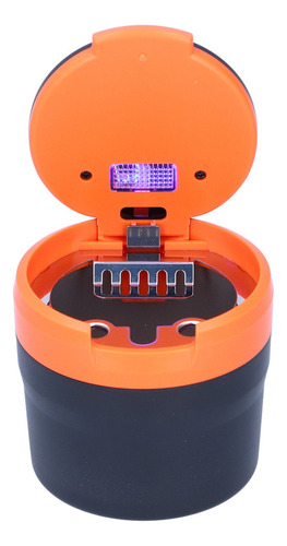 Contenedor De Cenicero Para Automóvil Luz Led Azul Sin Humo