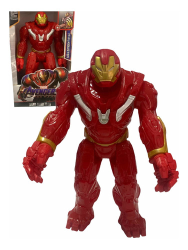 Figura Ironman Hulkbuster D 30 Cm Increible + Poder Y Fuerza