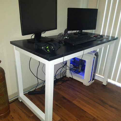 Escritorio De Madera Moderno 140 Cm Para Oficina Y Estudio