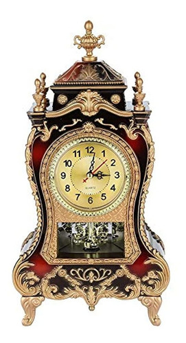 Reloj De Mesa De Plástico Vintage, Diseño Antiguo