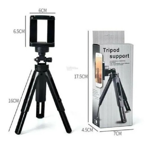 Imagen 3 de 4 de Mini Tripode Selfie Video Llamada Tik Tok Celular Extensible