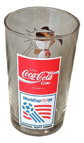 Vaso Vidrio Copa Mundial U.s.a. 94, Promoción De Coca Cola 