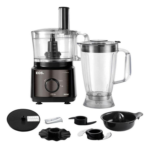 Multiprocessador De Alimentos 7 Em 1 Eos 900w Titanium