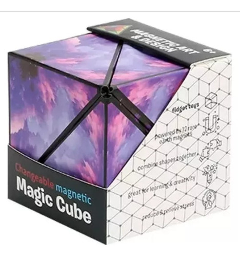 Cubo Magico Geométrico Imanado - Rompecabezas Figuras