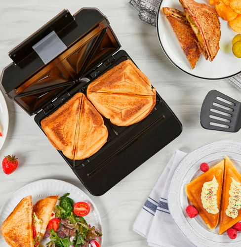 Sandwichera Black+decker 750w Con Placas Antiadherentes