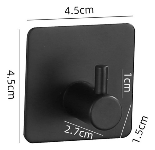 Pack 5 Unidades Perchero Toallero Accesorios De Baño