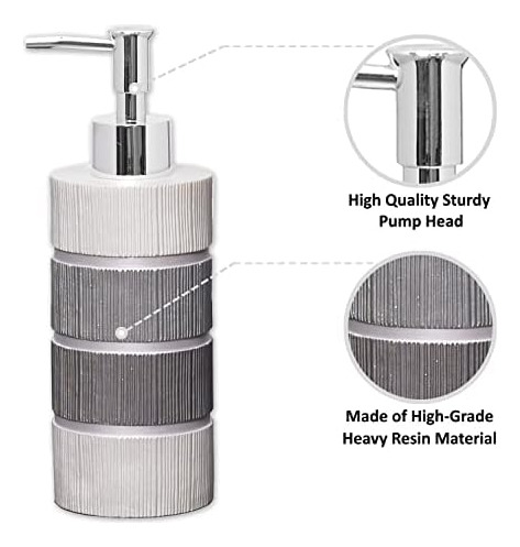 Zahari Home Juego De 4 Accesorios De Baño Modernos De Línea