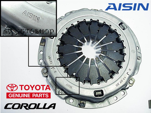 Imagen 6 de 10 de Kit Clutch Toyota Corolla 1.6 1.8 New Sensation 2005 2006