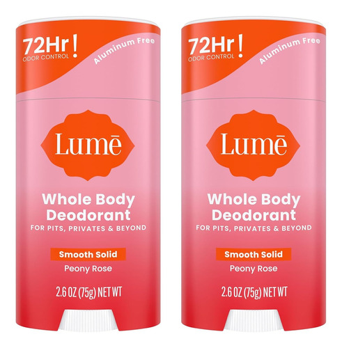 Lume Desodorante Corporal 75gr Pack X 2 Uni