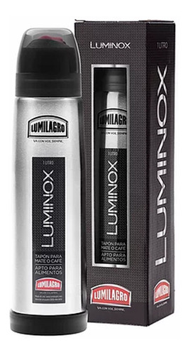Termo Acero Lumilagro Luminox +mate Camionero +bombilla Loro