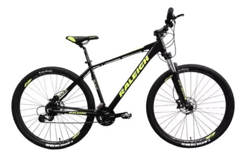 Bicicleta Mountain Bike Raleigh Mojave 4.5 Rodado 29 Aluminio Shimano Altus 24v. Freno A Disco Hidraulico Horquilla Suntour Talle 19 Color Negro Amarillo