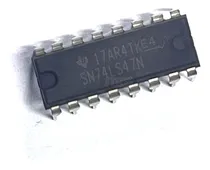 Comprar Sn74ls47n 74ls47 Circuito Integrado Decoder