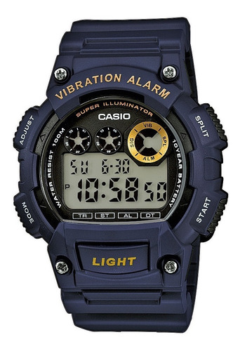 Reloj Casio Alarm Vibrant W-735h-2avdf 100% Original Y Nuevo