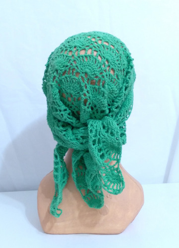 Bandana Tejida Verde Verde Tejido Universal