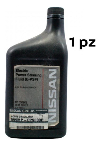 1 Litro Liquido De Dirección Nissan Versa 2011