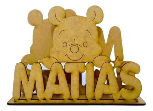 Servilleteros Bautizo Nombre Personalizado12 Pzaswinnie Pooh