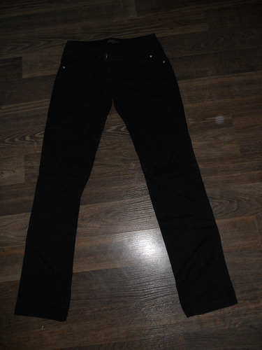 Pantalon Tipo Jean Daniel Cassin Color Negro Con Brillos