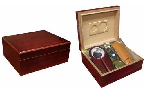 Humidor Estuche Tabaco Set De Regalo Orleans Diplomat