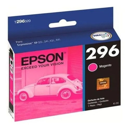 Cartucho Original Epson T296320 Xp241 Xp431 Xp441 Magenta