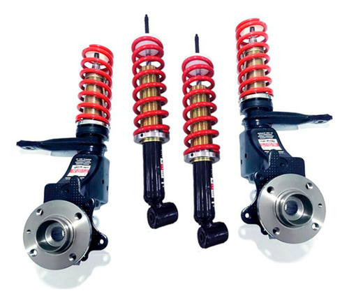 Kit Suspensão Regulável Esportiva Rosca Slim Vw Gol G1 Á G4