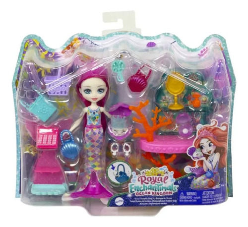 Set Muñeca Enchantimals Joyería Sirena Pearl