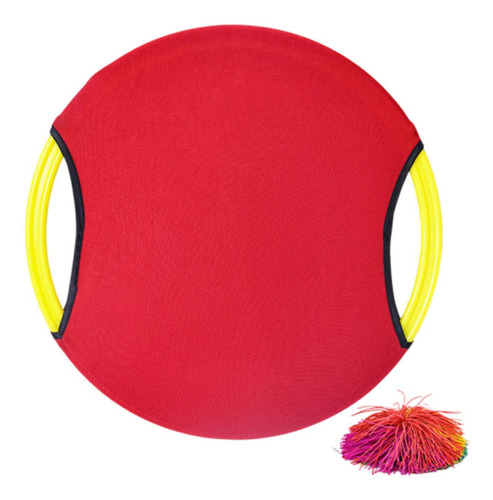 Trampoline Paddle Ball Set Kids Play Parent Paddle Rojo