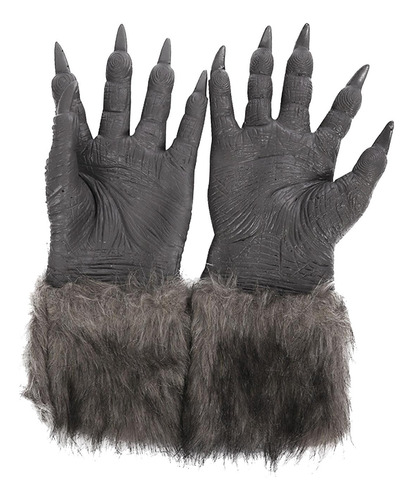 5 Guantes De Disfraz De Hombre Lobo Accesorio De Disfraz De