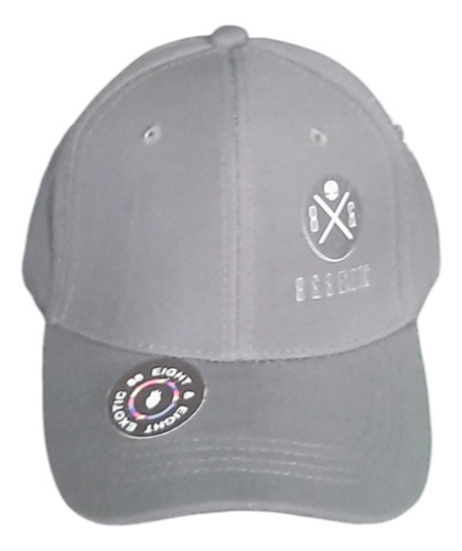 Gorra Gris 8y8 Exotico Curva Cerrada 