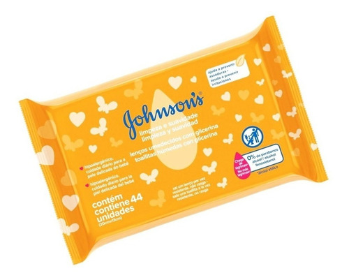 Johnson's Baby Kit X6 Toallitas Humedas Limpieza Suavidad