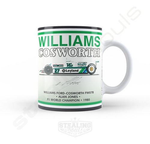 Taza | Jones | Williams Ford Fw07b | F1 World Champion 1980