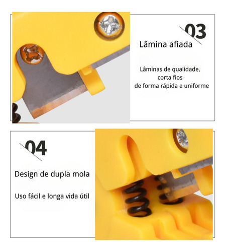Alicate Decapador Descascador P/ Cabo Utp Spt Rg6 Rg59 Rj45
