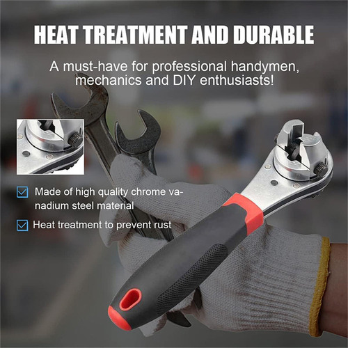 Xx Llave Ajustable Para Tornillos De 6 A 22 Mm, Óxido,