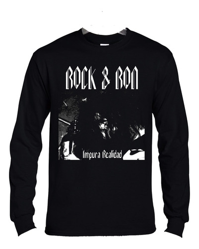 Polera Ml Rock And Ron Impura Realidad N Metal Abominatron