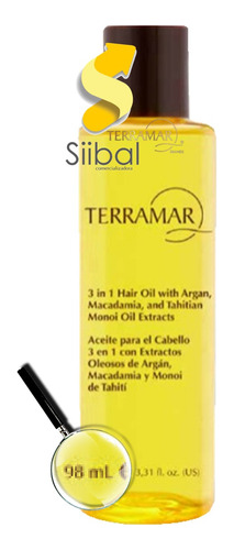 Oleo Tratamiento Para El Cabello 3 En 1 Terramar / 98 Ml.