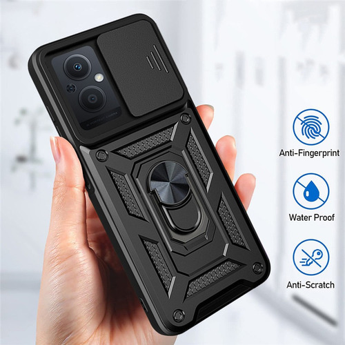 Funda Multifunción Para Oppo Reno 8z Con Película De Cristal