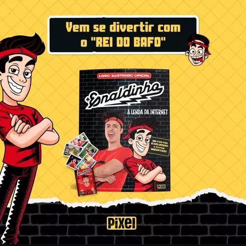 Livro - KIT ÁLBUM DO ENALDINHO + 50 FIGURINHAS: A LENDA DA