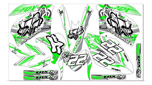 Stickers Para Moto Ft150ts Mod-176