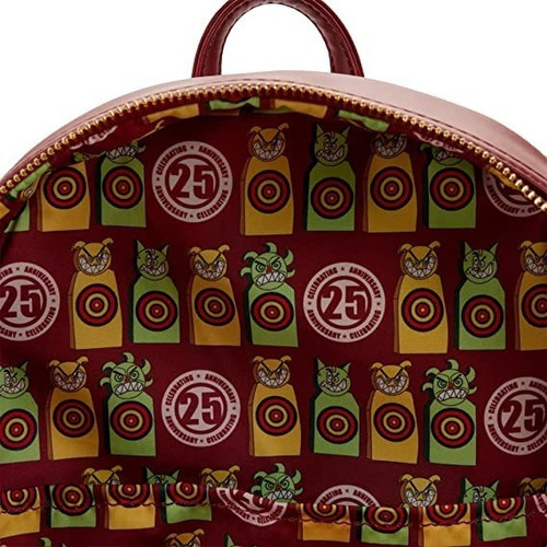 Imagen 4 de 4 de Loungefly Disney Hercules 25th Sunset Backpack Color Rojo
