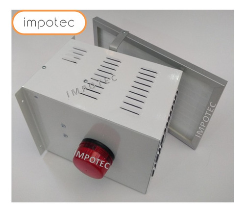 Alarma Comunitaria Solar Boton De Panico 2 Control / Impotec