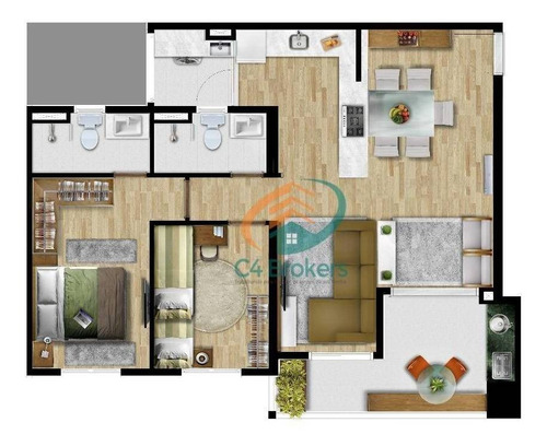 Imagem 18 de 20 de Apartamento À Venda, 74 M² Por R$ 470.000,00 - Jardim Flor Da Montanha - Guarulhos/sp - Ap0191