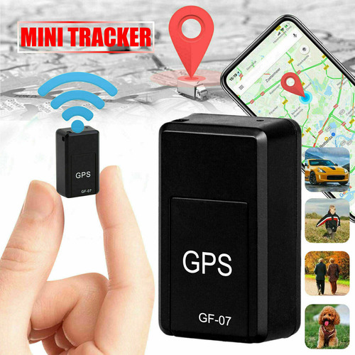 Localizador de coches Gf07 Mini GPS en tiempo real, dispositivo magnético de rastreo GSM/GPRS
